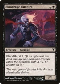 Bloodrage Vampire - Duel Decks: Sorin vs. Tibalt - Magic: The Gathering card