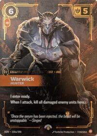 Warwick, Hunter - Riftbound Promotional Cards - Riftbound: League of Legends Trading Card Game card
