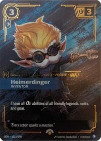 Heimerdinger, Inventor - Riftbound Promotional Cards - Riftbound: League of Legends Trading Card Game card