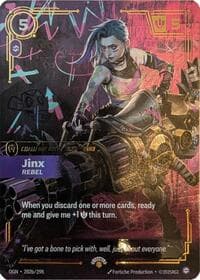 Jinx, Rebel - Riftbound Promotional Cards - Riftbound: League of Legends Trading Card Game card