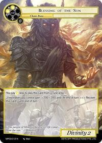 Blessing of the Sun - Masterpiece Collection 03 "Dimensional Hope" - Force of Will card
