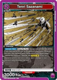 Tenri Sazanami - UE16BT: KAGURABACHI - Union Arena card