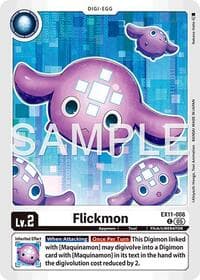 Flickmon - Dawn of Liberator - Digimon Card Game card