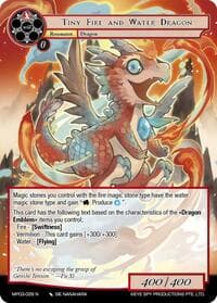 Tiny Fire and Water Dragon - Masterpiece Collection 03 "Dimensional Hope" - Force of Will card