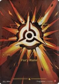 Fury Rune (R01a) - Spiritforged - Riftbound: League of Legends Trading Card Game card