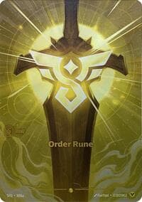 Order Rune (R06a) - Spiritforged - Riftbound: League of Legends Trading Card Game card