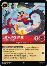 Jack-Jack Parr - Incredible Potential - Wilds Unknown - Disney Lorcana card