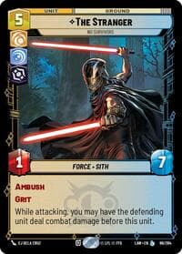 The Stranger - No Survivors - A Lawless Time - Star Wars: Unlimited card