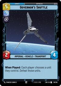 Governor's Shuttle - A Lawless Time - Star Wars: Unlimited card