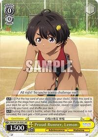 Proud Runner, Lemon - Makeine: Too Many Losing Heroines! - Weiss Schwarz card