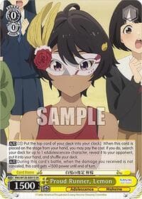 Proud Runner, Lemon (SR) - Makeine: Too Many Losing Heroines! - Weiss Schwarz card
