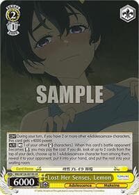 Lost Her Senses, Lemon (SR) - Makeine: Too Many Losing Heroines! - Weiss Schwarz card