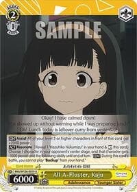 All A-Fluster, Kaju - Makeine: Too Many Losing Heroines! - Weiss Schwarz card