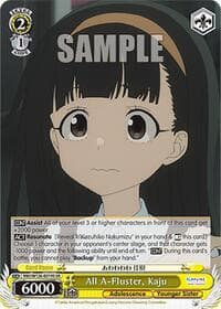 All A-Fluster, Kaju (SR) - Makeine: Too Many Losing Heroines! - Weiss Schwarz card