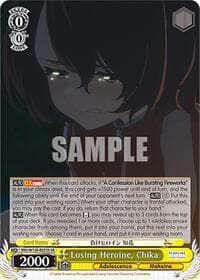 Losing Heroine, Chika (SR) - Makeine: Too Many Losing Heroines! - Weiss Schwarz card