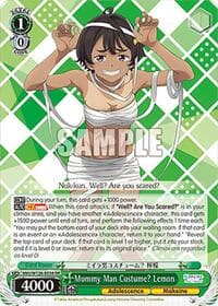 Mummy Man Costume? Lemon - Makeine: Too Many Losing Heroines! - Weiss Schwarz card