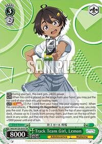 Track Team Girl, Lemon - Makeine: Too Many Losing Heroines! - Weiss Schwarz card