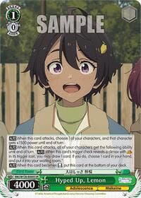 Hyped Up, Lemon (SR) - Makeine: Too Many Losing Heroines! - Weiss Schwarz card