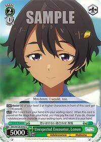 Unexpected Encounter, Lemon - Makeine: Too Many Losing Heroines! - Weiss Schwarz card
