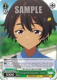 Unexpected Encounter, Lemon (SR) - Makeine: Too Many Losing Heroines! - Weiss Schwarz card