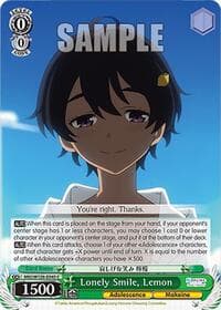 Lonely Smile, Lemon - Makeine: Too Many Losing Heroines! - Weiss Schwarz card
