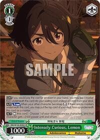 Intensely Curious, Lemon (SR) - Makeine: Too Many Losing Heroines! - Weiss Schwarz card