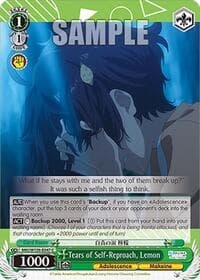 Tears of Self-Reproach, Lemon - Makeine: Too Many Losing Heroines! - Weiss Schwarz card