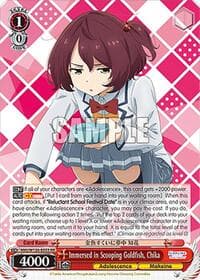 Immersed in Scooping Goldfish, Chika - Makeine: Too Many Losing Heroines! - Weiss Schwarz card