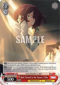 Back Turned to the Sunset, Chika - Makeine: Too Many Losing Heroines! - Weiss Schwarz card