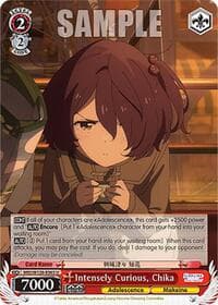 Intensely Curious, Chika - Makeine: Too Many Losing Heroines! - Weiss Schwarz card