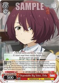 Dependable Big Sister, Chika - Makeine: Too Many Losing Heroines! - Weiss Schwarz card