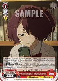 Personality Straight Out of a Dirty Comic, Chika (SR) - Makeine: Too Many Losing Heroines! - Weiss Schwarz card