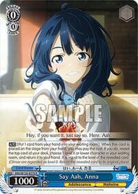 Say Aah, Anna - Makeine: Too Many Losing Heroines! - Weiss Schwarz card