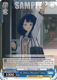 An Ottery Heroine? Anna - Makeine: Too Many Losing Heroines! - Weiss Schwarz card