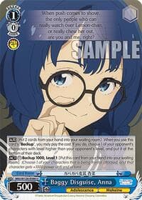 Baggy Disguise, Anna - Makeine: Too Many Losing Heroines! - Weiss Schwarz card