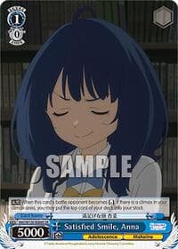 Satisfied Smile, Anna (SR) - Makeine: Too Many Losing Heroines! - Weiss Schwarz card