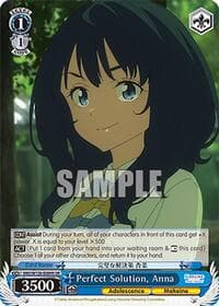 Perfect Solution, Anna (SR) - Makeine: Too Many Losing Heroines! - Weiss Schwarz card