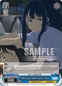 Obsessed With Sushi, Anna - Makeine: Too Many Losing Heroines! - Weiss Schwarz card