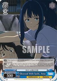 Obsessed With Sushi, Anna (SR) - Makeine: Too Many Losing Heroines! - Weiss Schwarz card