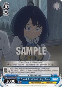 Sweet Treat Snatching, Anna - Makeine: Too Many Losing Heroines! - Weiss Schwarz card