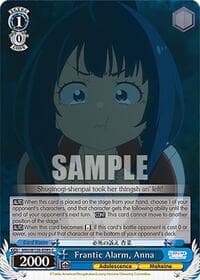 Frantic Alarm, Anna - Makeine: Too Many Losing Heroines! - Weiss Schwarz card