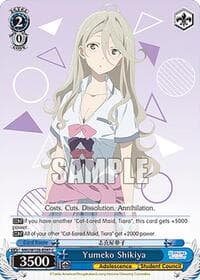 Yumeko Shikiya - Makeine: Too Many Losing Heroines! - Weiss Schwarz card