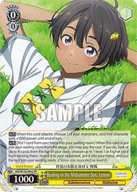 Basking in the Midsummer Sun, Lemon (PR) - Makeine: Too Many Losing Heroines! - Weiss Schwarz card