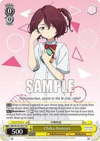 Chika Komari - Makeine: Too Many Losing Heroines! - Weiss Schwarz card