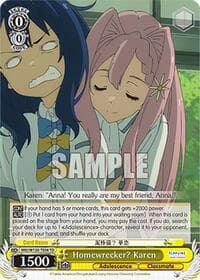 Homewrecker? Karen - Makeine: Too Many Losing Heroines! - Weiss Schwarz card