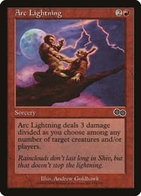 Arc Lightning - Urza's Saga - Magic: The Gathering card