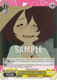 Brief Moment of Bliss, Chika (RRR) - Makeine: Too Many Losing Heroines! - Weiss Schwarz card