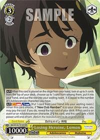 Losing Heroine, Lemon (RRR) - Makeine: Too Many Losing Heroines! - Weiss Schwarz card