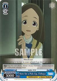 Here for a Pick-Up, Chihaya - Makeine: Too Many Losing Heroines! - Weiss Schwarz card