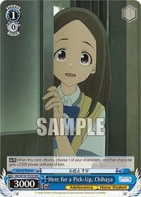 Here for a Pick-Up, Chihaya (RRR) - Makeine: Too Many Losing Heroines! - Weiss Schwarz card